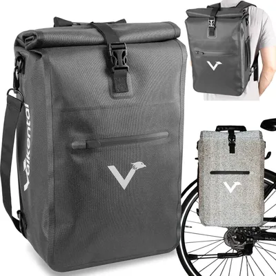 Productafbeelding van Fietstas 3-in-1 - 23 liter - Waterdicht - Reflecterend