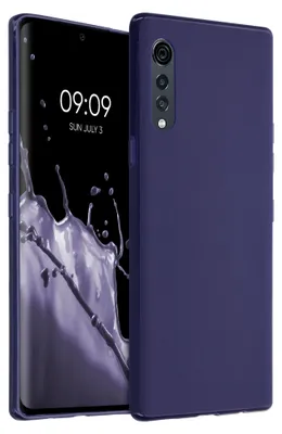 Produktbild von kwmobile Handyhülle für LG Velvet Hülle - TPU Case - Kabelloses Laden - Schutzhülle Cover in Deep Ocean