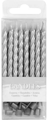 Produktbild von Folat 22904, Kerzen, Silber, 16 Stück(e)