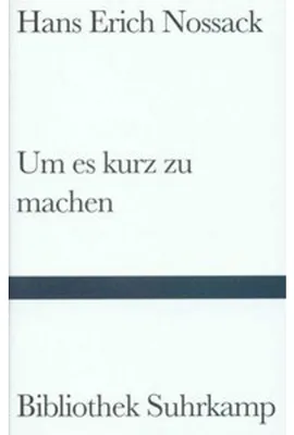 Produktbild von Um es kurz zu machen
