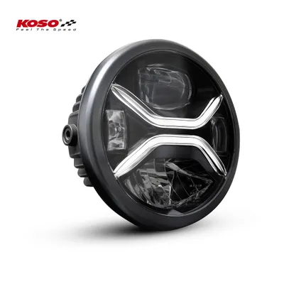 Obrázek produktu pro KOSO LED světlomet XENITH, černý, boční montáž