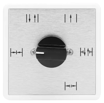 Türprogramm-Schlüsselschalter, Aluminium, 5 Stellungen, universal