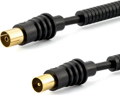 Produktbild von e+p AB 305 G LOSE, 5 m, Koaxial, Koaxial, Schwarz