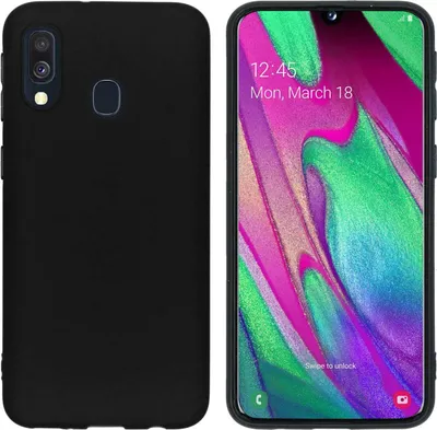 Immagine prodotto di Custodia colorata in TPU imoshion per Samsung Galaxy A40 - Nero