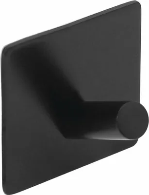 Produktbild von Sapho Haken selbstklebend, Schwarz matt