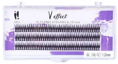 Produktbild von ibra wimpernbündel v-effekt c 0,10 12 mm