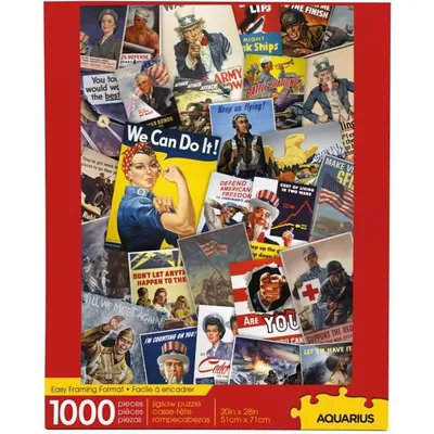 Obrázek produktu pro AQUARIUS 1000dílné puzzle „Smithsonian War Poster“ – 65374