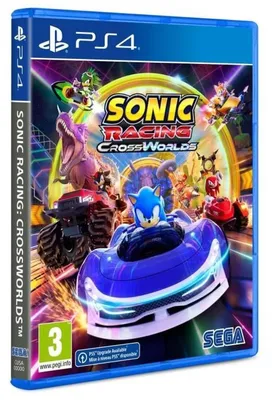 Produktbild von SEGA Sonic Racing: CrossWorlds, PlayStation 4, Multiplayer-Modus, E (Jeder)