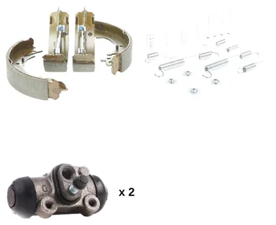 Produktbild von RIDEX Bremsensatz Trommelbremse Hinten für SUZUKI Samurai SUV (SJ) 3859B0292