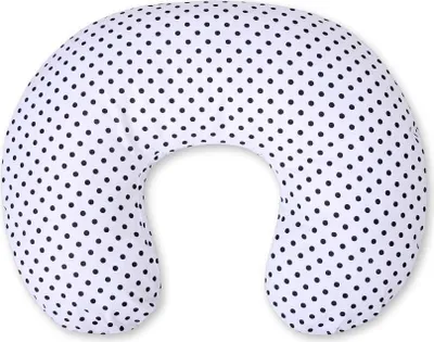 Obrázek produktu pro Kojicí polštář, těhotenský polštář, ergonomická opěrka zad - černý s bílými tečkami