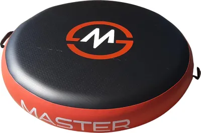 Produktbild von Airspot MASTER runde Gymnastikmatte, Durchmesser 100 x 20 cm, schwarz und rot