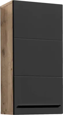 Produktbild von Badezimmer Hängeschrank Badmöbel VAIL Schwarz matt