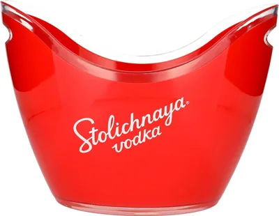 Produktbild von Stolichnaya Flaschenkühler rot