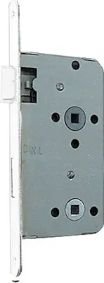 Produktbild von Einsteckschloss weiß Falz Links 55 / 78 / 8 mm