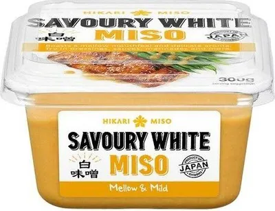 Immagine prodotto di HIKARI MISO Pasta per zuppa di miso bianco salato 300 g | Pasta di miso chiaro | Zuppa di miso | Giappone