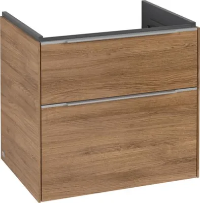 Image de Villeroy & Boch Subway 3.0 armoire sous lavabo, 2 tiroirs, 622x576x478mm, C57600RH