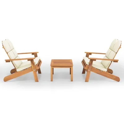 Obrázek produktu pro vidaXL 3dílná zahradní lounge souprava Adirondack z masivního dřeva Akácie