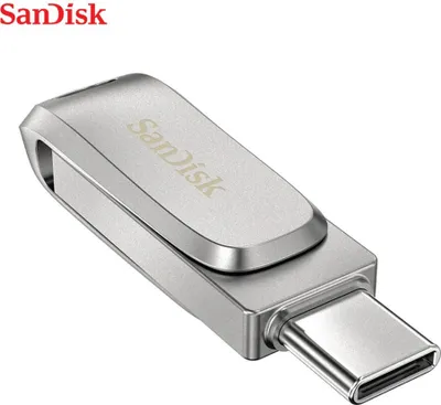 Immagine prodotto di Chiavetta USB SanDisk Ultra Dual Drive Luxe da 64 GB con connettore USB Type-C, USB 3.1 e OTG