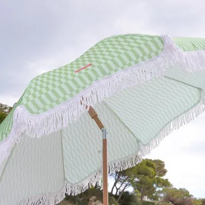 Zdjęcie produktu dla Parasol ogrodowy na plażę, UPF 50+, 210 x 180 cm