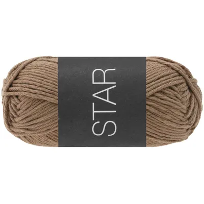 Produktbild von Lana Grossa STAR 50 g klassisches Topflappengarn 100 % Baumwolle 90 m Farbe 096 - Nougat