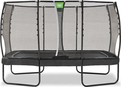 Image de EXIT Allure Premium Trampoline 214x366cm – Sur pieds – Rectangulaire – Noir