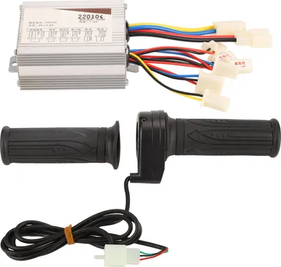 Obrázek produktu pro Sada regulátoru elektrického kola z hliníkové slitiny a rukojeť plynu pro jízdu 24 V 500W