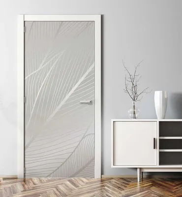 Produktbild von Türtapete Türposter Türfolie selbstklebend Blumenmuster Zeichnung groß