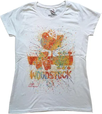 Produktbild von Woodstock - T-Shirt für Damen RO2974 (L) (Weiß)