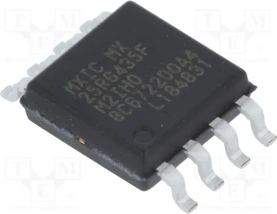 Produktbild von 1x FLASH Speicher 64Mbit 1,65÷3,6V 80MHz SOP8  serielle MX25R6435FM2IH0/TUBE Serie