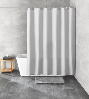 Produktbild von Duschvorhang 240 x 180 cm – Einfarbiges Design für die Badezimmerdekoration