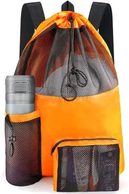Image de Sac de voyage imperméable pour hommes et femmes, grand sac de sport, sac de natation et sac à dos avec bandoulière