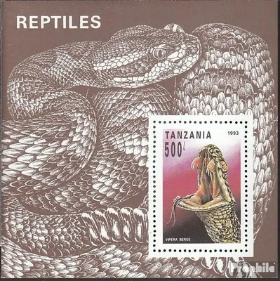 Produktbild von Briefmarken Tansania 1993 Mi Block220 (kompl.Ausg.) postfrisch Reptilien