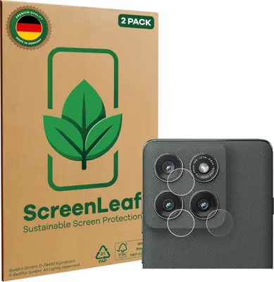Produktbild von 2x ScreenLeaf Schutzfolie für Motorola Edge (2025) (NUR Kameraschutz) Displayschutz Display Schutz Folie Klar Transparent