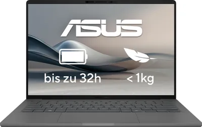 Produktbild von ASUS Zenbook A14 UX3407QA-QD496W, Snapdragon, 3 GHz, 35,6 cm (14"), 1920 x 1200 Pixel, 32 GB, 1 TB
