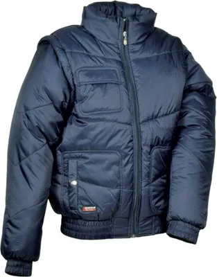 Produktbild von Cofra 2 in 1 Winter-Steppjacke mit Kapuze blau M