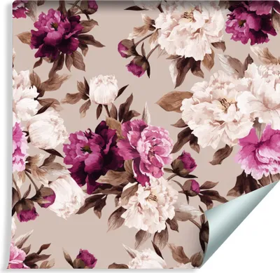 Immagine prodotto di 10m VLIES WALLPAPER rotolo natura Schünes Blumenmuster BLUMEN XXL