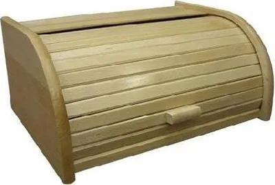 Produktbild von Brotkasten 39x28x18cm Eiche lackiert