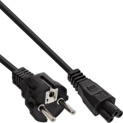Zdjęcie produktu dla InLine 16656N, 1 m, CEE7/7, C5 panel
