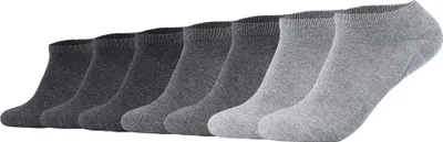 Produktbild von Camano Uni Socken - Sneaker, einfarbig, 7er Pack Grau 39-42