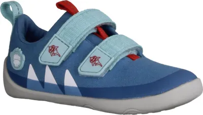 Produktbild von Affenzahn Baumwolle Lucky Shark 00391-3021 Barfußschuh, Jungs, Textil, Blau - Barfußschuhe KINDER, Blau
