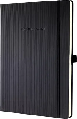 Immagine prodotto di SIGEL CO116 Quaderno Conceptum - A4+, a righe, 194 pagine, nero, copertina rigida