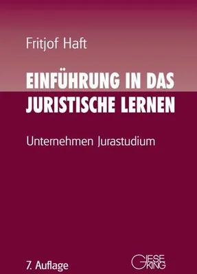 Obrázek produktu pro Einführung in das juristische Lernen