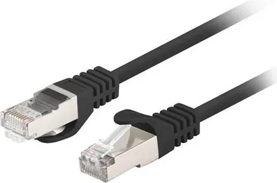 Zdjęcie produktu dla Lanberg PCF6-20CC-0050-BK, 0,5 m, Cat6, F/UTP (FTP), RJ-45, RJ-45, Czarny