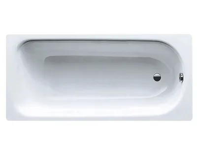 A top-down view of a white bathtub.