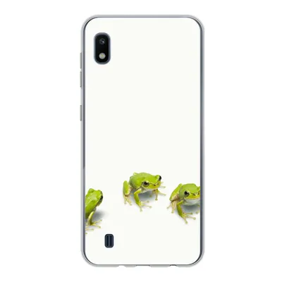 Produktbild von MuchoWow® Handyhülle Schutzhülle Hülle für Samsung Galaxy A10 Frosch - Tiere - Grün Silikon Softcase Handy Hülle - Schutzhülle