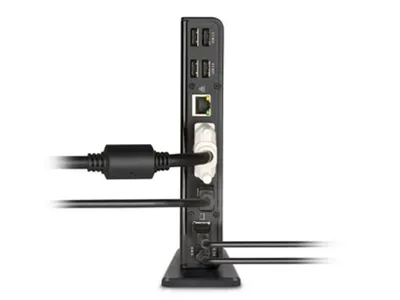 Zdjęcie produktu dla Hamlet HDOCKS300TC, Przewodowa, USB 3.2 Gen 1 (3.1 Gen 1) Type-A, 3,5 mm, USB Typu-A, USB Type-C, Czarny, 2048 x 1152 px