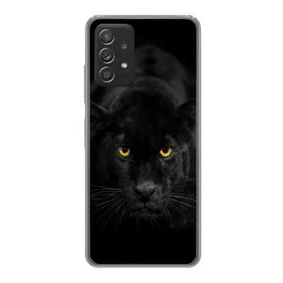 Produktbild von MuchoWow® Handyhülle Schutzhülle Hülle für Samsung Galaxy A53 5G Leopard - Augen - Schwarz Silikon Softcase Handy Hülle - Schutzabdeckung