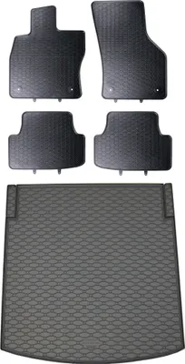 Produktbild von Gummi Fußmatten + Kofferraumwanne Set für Seat Leon 4 ST, Bj. 2020-
