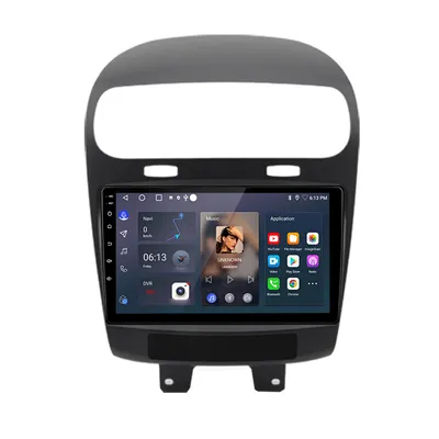 Image de Écran 9 pouces, 2+64 Go de stockage, système Android 15, compatible Carplay et Android Auto. Adapté aux modèles Dodge Journey et Fiat Freemont de 2012 à 2020. Autoradio GPS avec navigation, Wi-Fi, Bluetooth, commandes au volant, tuner FM/RDS, processeur DSP, format 2 DIN, ports USB et compatibilité DAB+
