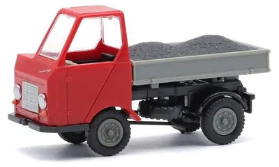 Produktbild von Busch 210013603 - 1/87 Multicar M22, mit Kohleladung, Rot - Neu